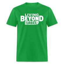 Load image into Gallery viewer, Living Beyond the Label Men&#39;s T-Shirt - bright green
