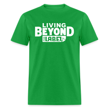 Load image into Gallery viewer, Living Beyond the Label Men's T-Shirt - bright green