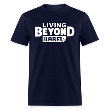 Load image into Gallery viewer, Living Beyond the Label Men&#39;s T-Shirt - navy
