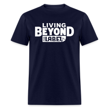 Load image into Gallery viewer, Living Beyond the Label Men's T-Shirt - navy