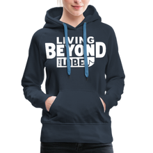 Load image into Gallery viewer, Living Beyond the Label Women’s Hoodie - navy
