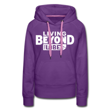 Load image into Gallery viewer, Living Beyond the Label Women’s Hoodie - purple
