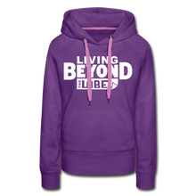 Load image into Gallery viewer, Living Beyond the Label Women’s Hoodie - purple