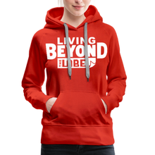 Load image into Gallery viewer, Living Beyond the Label Women’s Hoodie - red
