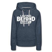 Load image into Gallery viewer, Living Beyond the Label Women’s Hoodie - heather denim
