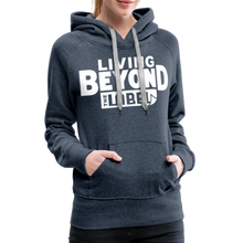 Load image into Gallery viewer, Living Beyond the Label Women’s Hoodie - heather denim