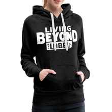 Load image into Gallery viewer, Living Beyond the Label Women’s Hoodie - charcoal grey