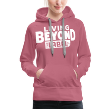 Load image into Gallery viewer, Living Beyond the Label Women’s Hoodie - mauve