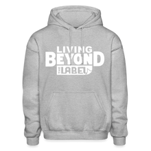 Load image into Gallery viewer, Living Beyond The Label Unisex Adult Hoodie - heather gray
