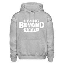 Load image into Gallery viewer, Living Beyond The Label Unisex Adult Hoodie - heather gray