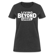 Load image into Gallery viewer, Living Beyond the Label T-Shirt Womens - heather black
