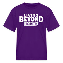 Load image into Gallery viewer, Living Beyond the Label Kids' T-Shirt - purple