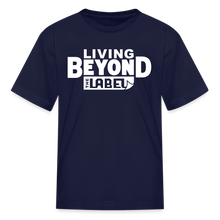 Load image into Gallery viewer, Living Beyond the Label Kids' T-Shirt - navy