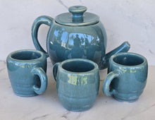 Load image into Gallery viewer, Four Piece Robin's Egg (Sea Green) Tea Set
