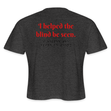 Load image into Gallery viewer, See Me Cane Women&#39;s Cropped T-Shirt - deep heather
