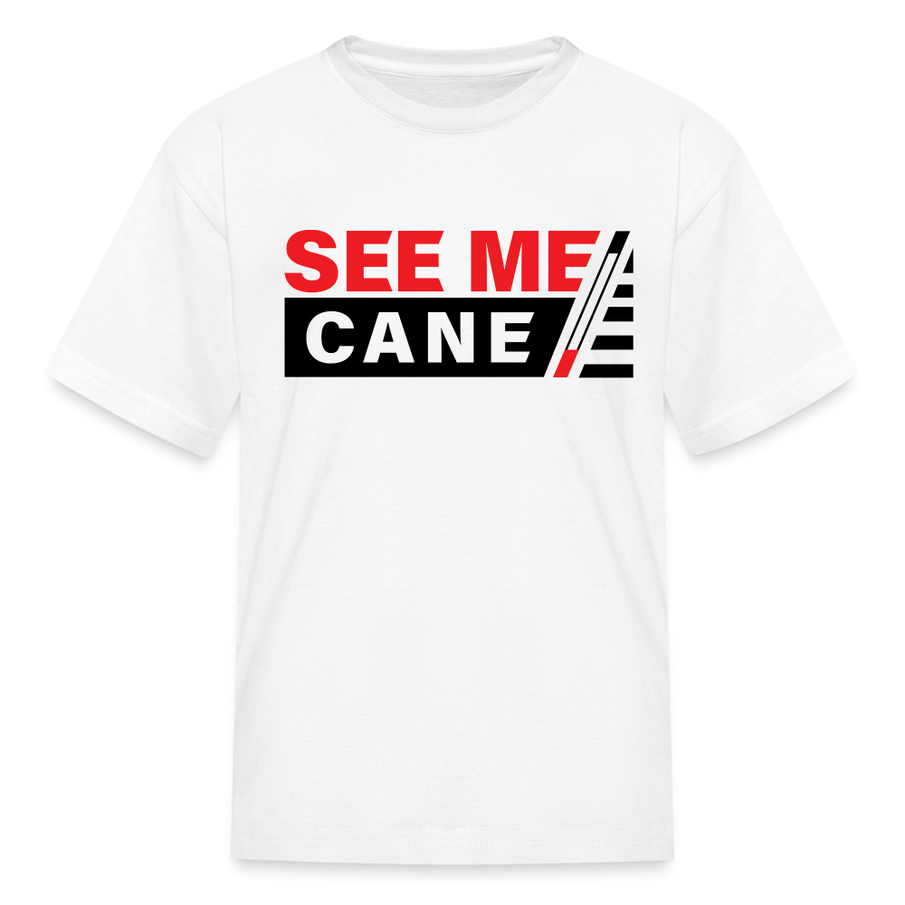See Me Cane Kid's T-Shirt - white
