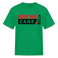 Load image into Gallery viewer, See Me Cane Kid&#39;s T-Shirt - kelly green
