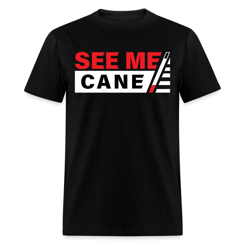 See Me Cane Men's T-Shirt - black