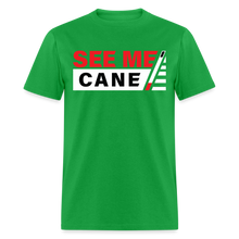 Load image into Gallery viewer, See Me Cane Men&#39;s T-Shirt - bright green
