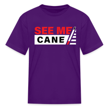 Load image into Gallery viewer, See Me Cane Kid&#39;s T-Shirt - purple
