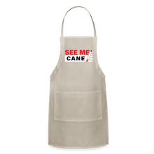Load image into Gallery viewer, See Me Cane Adjustable Apron - natural
