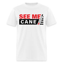 Load image into Gallery viewer, See Me Cane Men&#39;s T-Shirt - white
