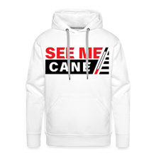 Load image into Gallery viewer, See Me Cane Men&#39;s Premium Hoodie - white
