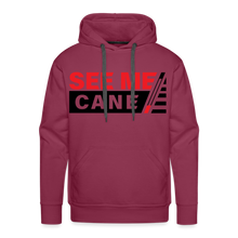 Load image into Gallery viewer, See Me Cane Men&#39;s Premium Hoodie - burgundy

