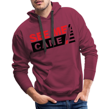 Load image into Gallery viewer, See Me Cane Men&#39;s Premium Hoodie - burgundy
