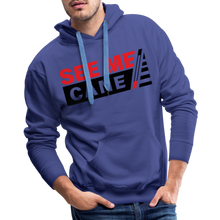 Load image into Gallery viewer, See Me Cane Men&#39;s Premium Hoodie - royal blue
