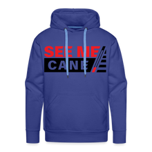 Load image into Gallery viewer, See Me Cane Men&#39;s Premium Hoodie - royal blue
