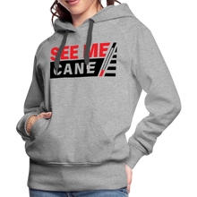 Load image into Gallery viewer, See Me Cane Women’s Premium Hoodie - heather grey
