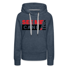 Load image into Gallery viewer, See Me Cane Women’s Premium Hoodie - heather denim
