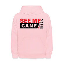 Load image into Gallery viewer, See Me Cane Kid&#39;s Hoodie - pink
