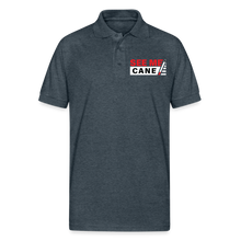 Load image into Gallery viewer, See Me Cane Men&#39;s Jersey Polo - deep heather
