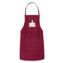 Load image into Gallery viewer, DeafBlind Potter Apron - burgundy
