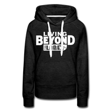 Load image into Gallery viewer, Living Beyond the Label Women’s Hoodie - charcoal grey
