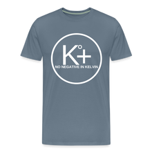 Load image into Gallery viewer, No Negative in Kelvin Men&#39;s T-Shirt - steel blue
