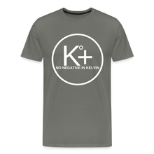 Load image into Gallery viewer, No Negative in Kelvin Men&#39;s T-Shirt - asphalt gray
