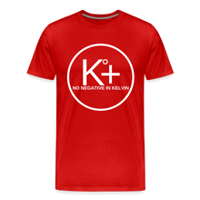 Load image into Gallery viewer, No Negative in Kelvin Men&#39;s T-Shirt - red

