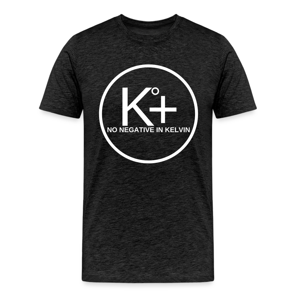No Negative in Kelvin Men's T-Shirt - charcoal grey