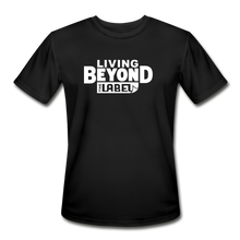 Load image into Gallery viewer, Living Beyond the Label Men’s Moisture Wicking T-Shirt - black
