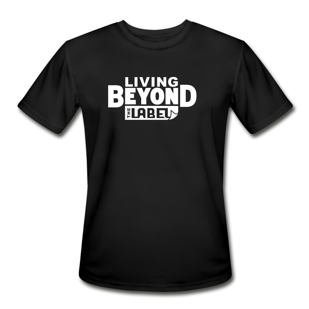 Living Beyond the Label Men’s Moisture Wicking T-Shirt - black