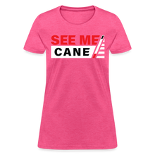 Load image into Gallery viewer, See Me Cane Women&#39;s T-Shirt - heather pink

