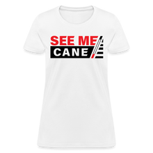 Load image into Gallery viewer, See Me Cane Women&#39;s T-Shirt - white

