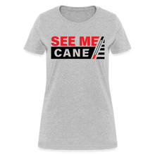 Load image into Gallery viewer, See Me Cane Women&#39;s T-Shirt - heather gray
