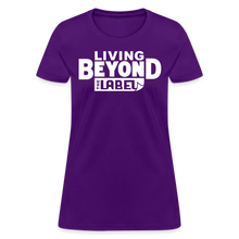 Load image into Gallery viewer, Living Beyond the Label T-Shirt Womens - purple
